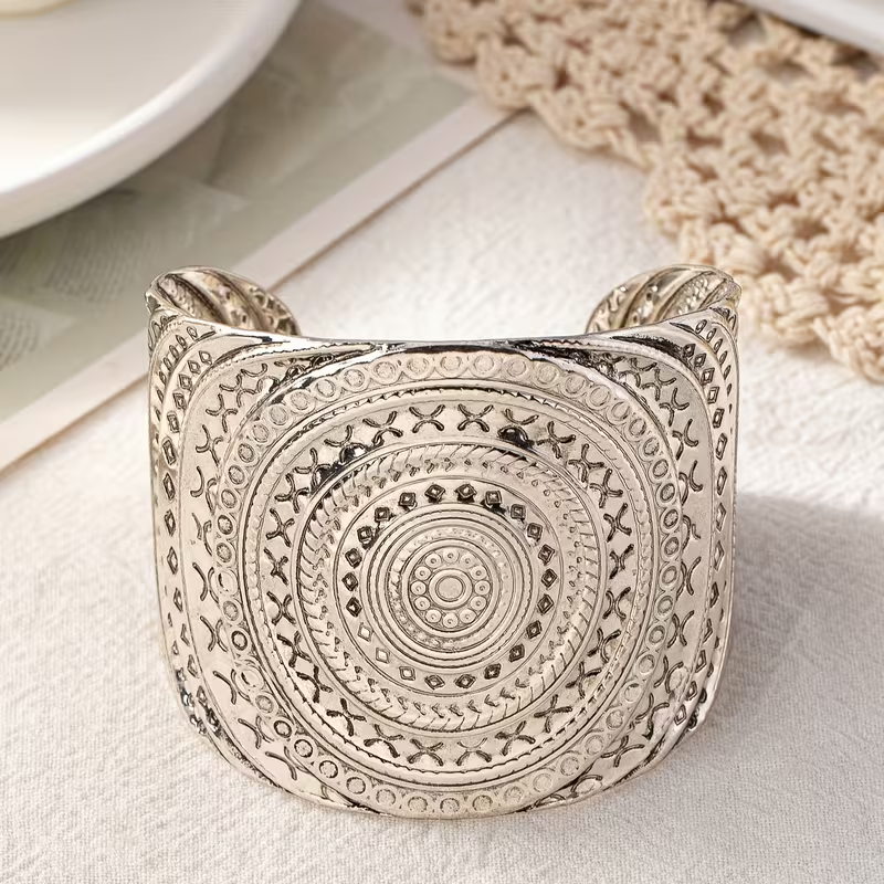 Mandala Cuff Bracelet