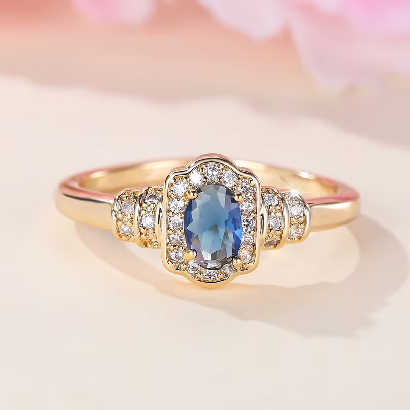 Halo Promise Ring