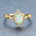 Opal Blossom Ring