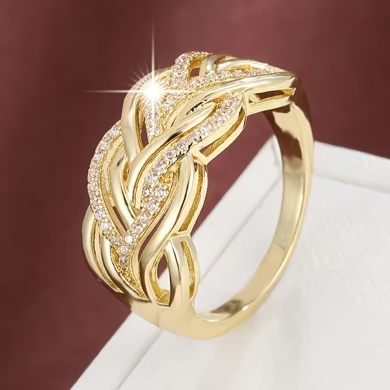 Twisted Braid Ring