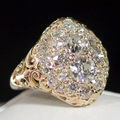 Vintage Bright Rounded Ring