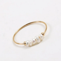 Vintage Barroque Pearl Gold Ring