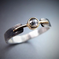Vintage Simplicity Zirconia Ring