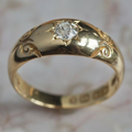 Vintage Gold Star Ring