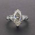 Vintage Bright Drop Ring