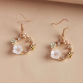 Vintage Nature Hoop Earrings