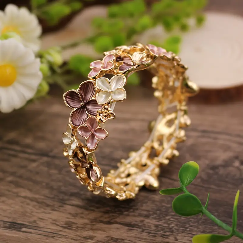 Vintage Blossom Gold Ring