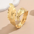 Forged Golden Leaf Bracelet