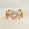 Gold Emperor Chain Ring
