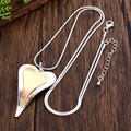 Gold & Silver Heart Necklace