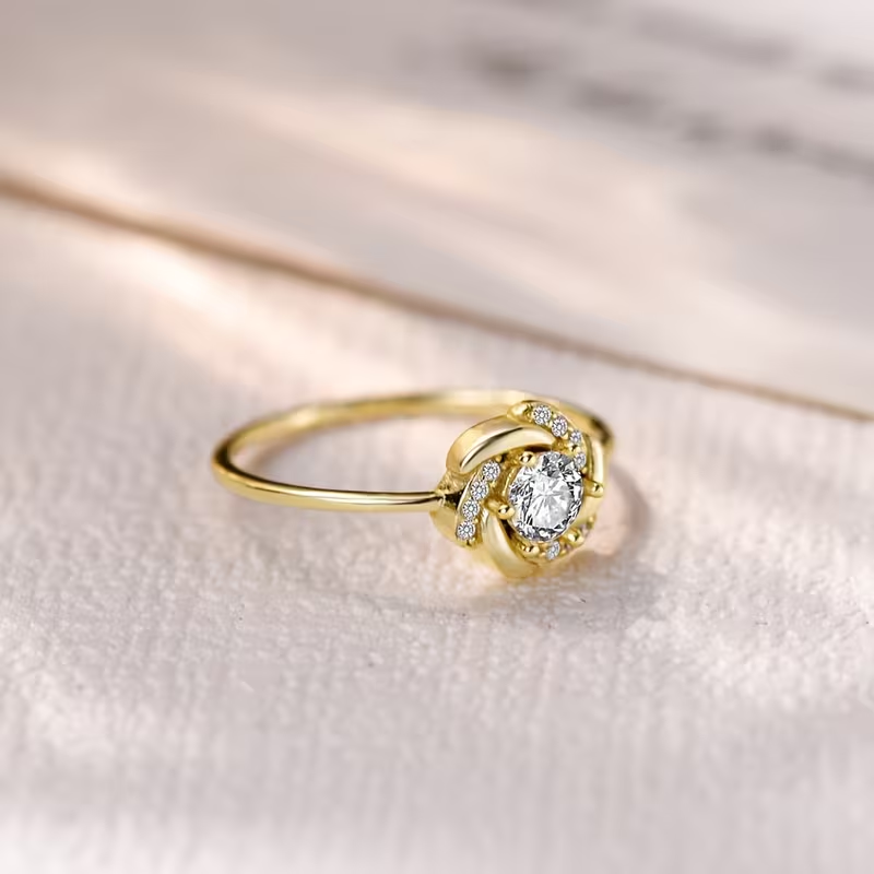 Romantic Gold Ring for Special Moments