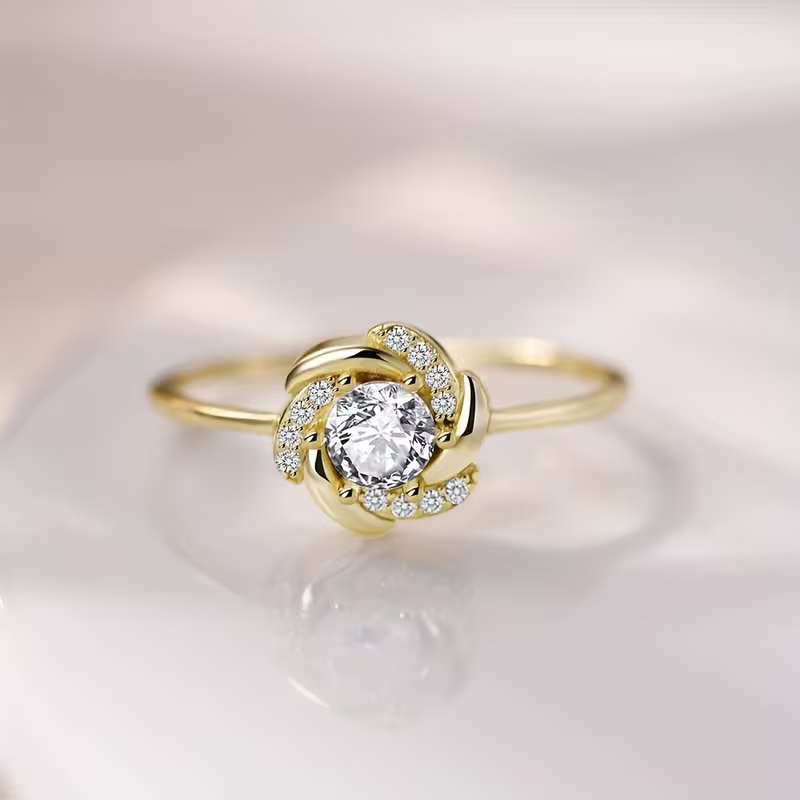 Romantic Gold Ring for Special Moments