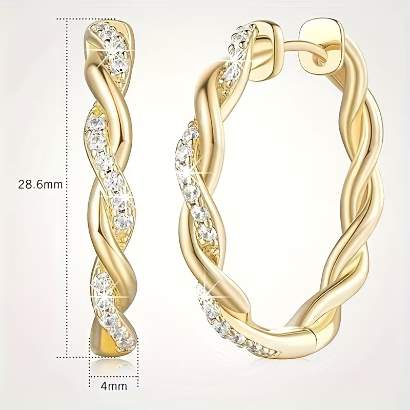 Beautiful Gold Earring with Unique Style