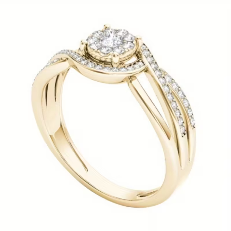 Beautiful Gold Ring with Unique Style