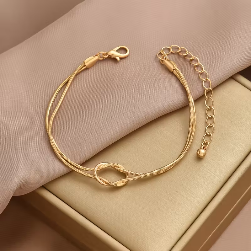 Delicate Artisan Gold Bracelet