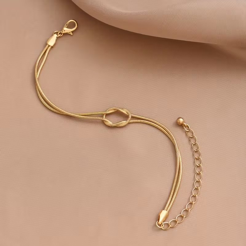 Delicate Artisan Gold Bracelet