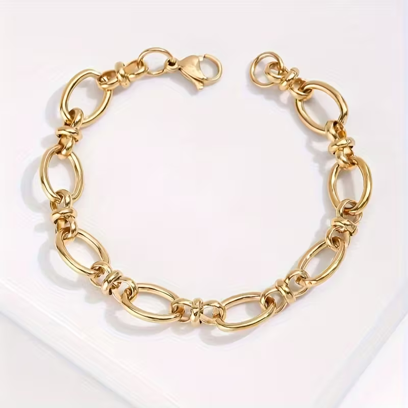 Classic Thick Stainless Steel Bracelet