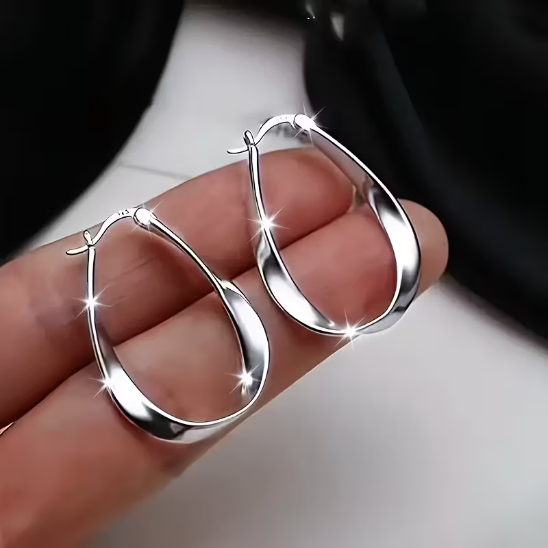 Delicate Artisan Silver Earring