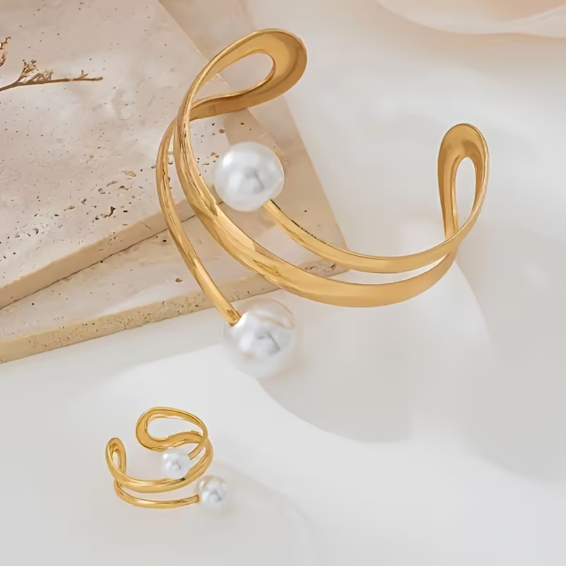 Vintage Handmade Gold Set