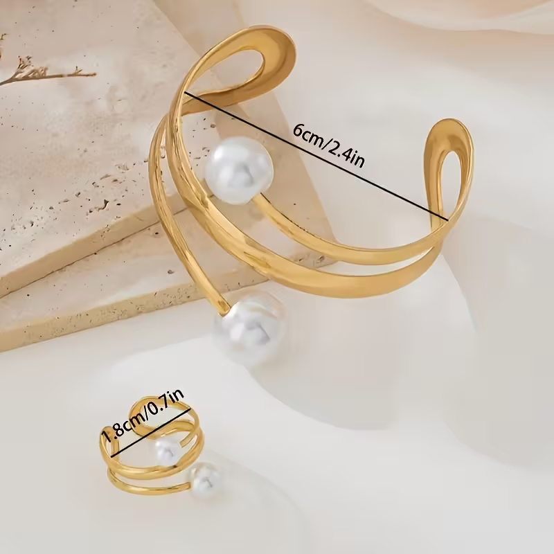 Vintage Handmade Gold Set