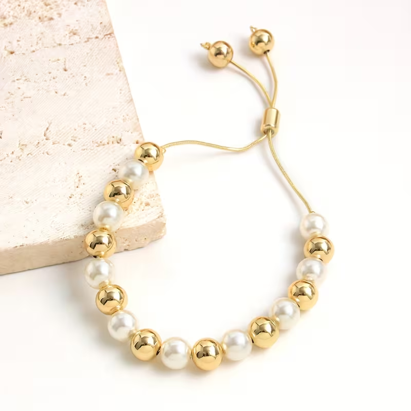 Delicate Artisan Gold Bracelet