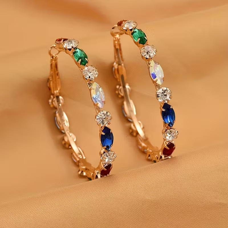Delicate Artisan Gold Earring