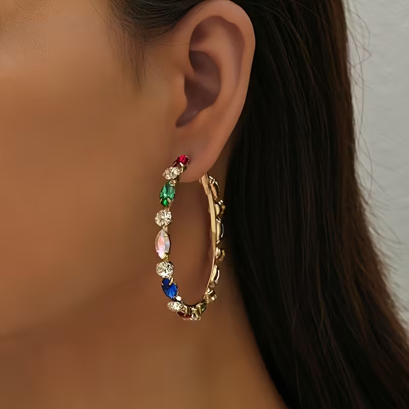 Delicate Artisan Gold Earring