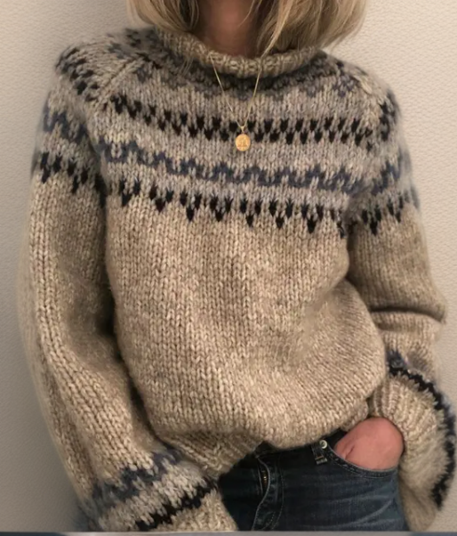 Gracefully Designed Sweater