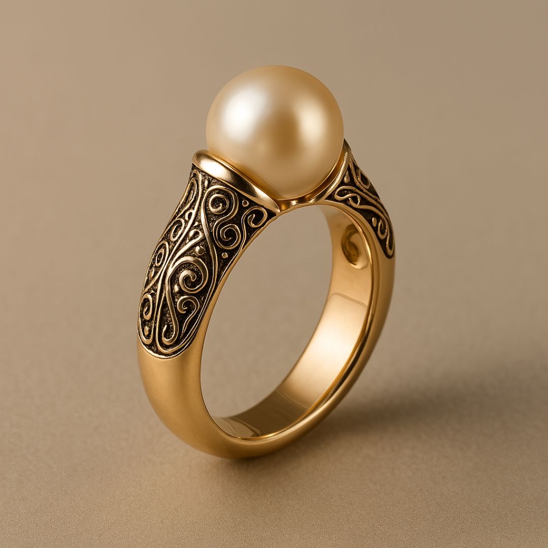 Classic Gold Ring with Timeless Appeal