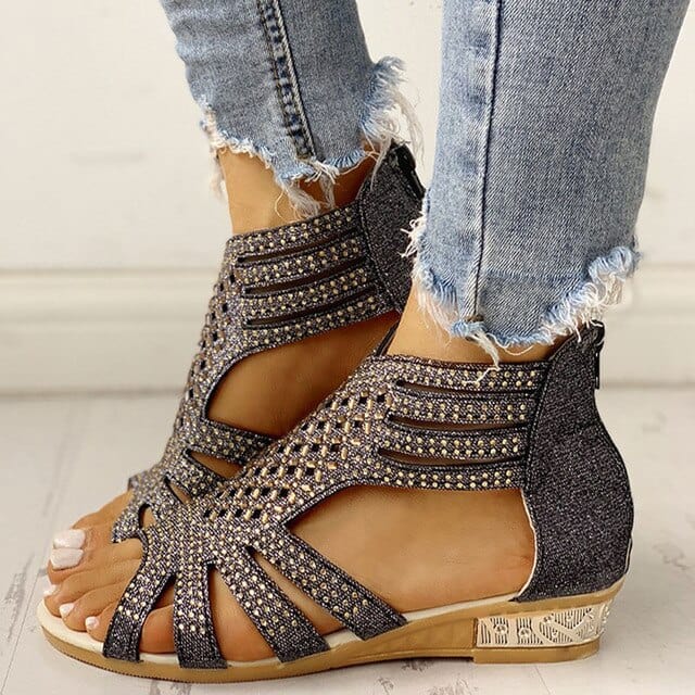 KS | Orthopaedic sandals with low heel