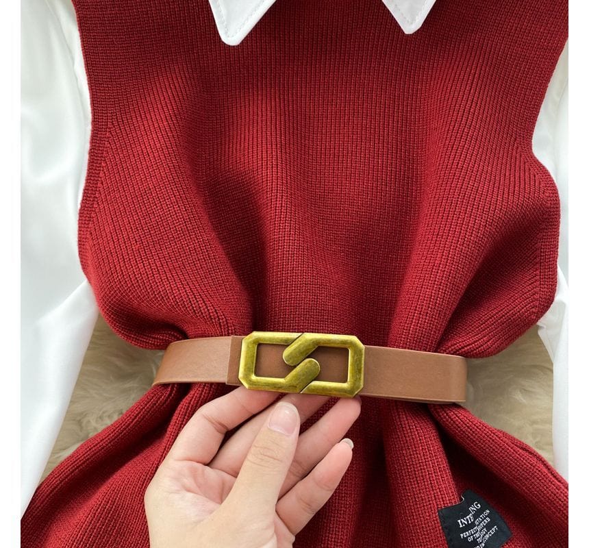 JO | Sleeveless sweater top set
