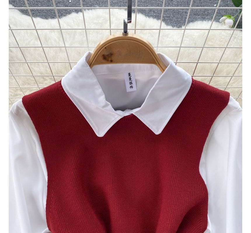 JO | Sleeveless sweater top set