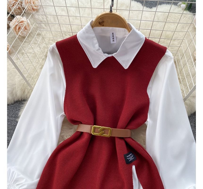 JO | Sleeveless sweater top set