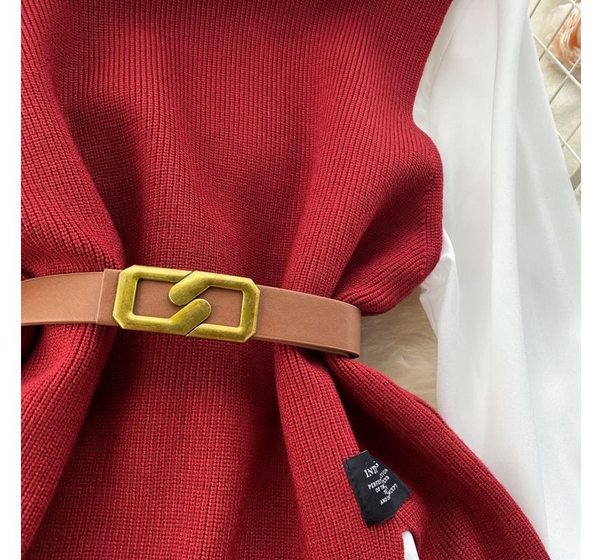 JO | Sleeveless sweater top set