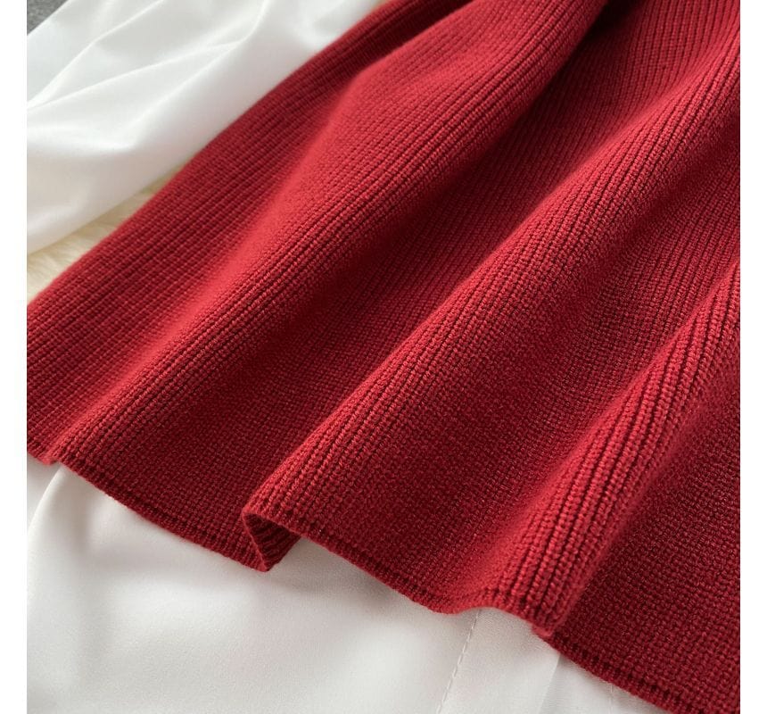 JO | Sleeveless sweater top set