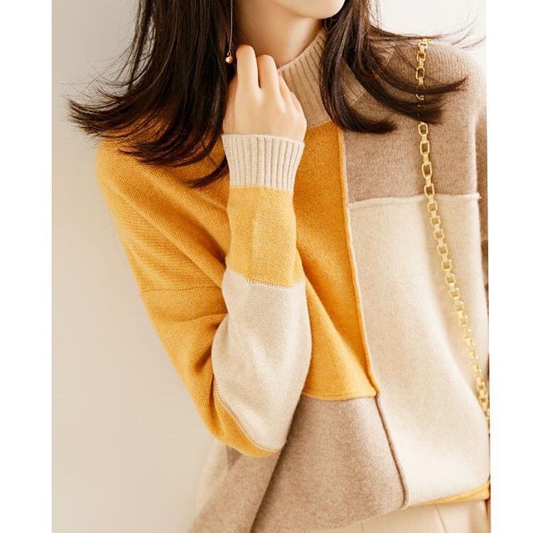 JO | Turtleneck knitted sweater