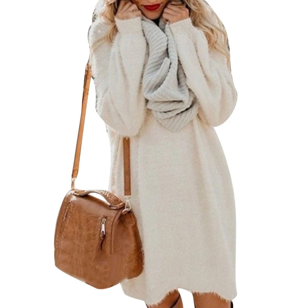JO | Knitted mini dress with sweater style