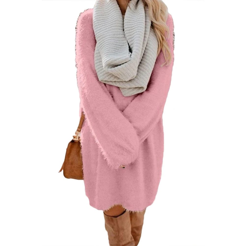 JO | Knitted mini dress with sweater style