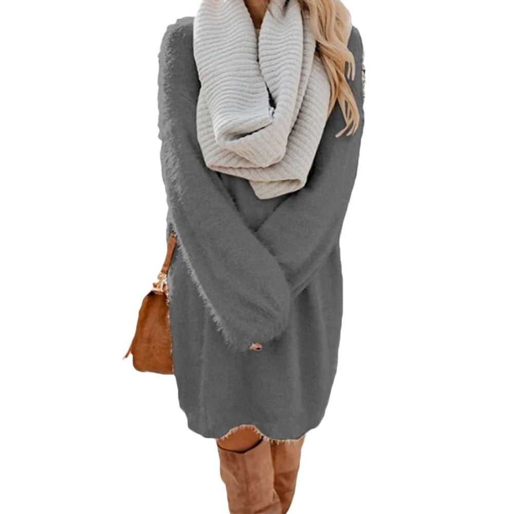 JO | Knitted mini dress with sweater style