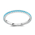 Elegant Opal Silver Ring