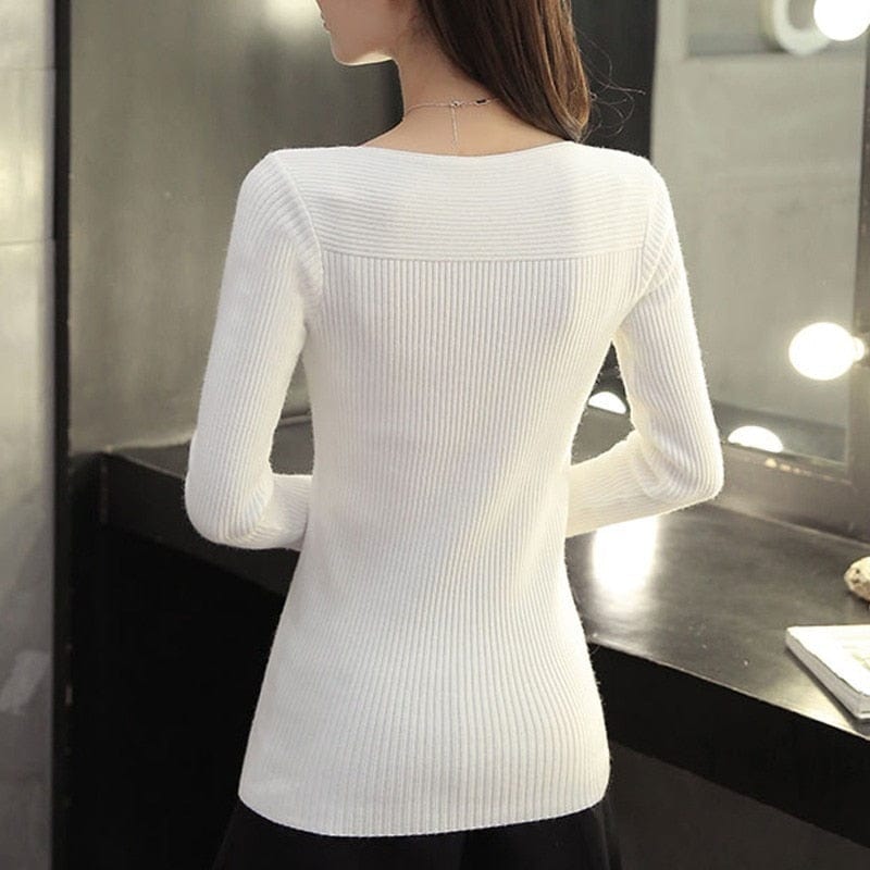 JO | Korean Solid Sweater
