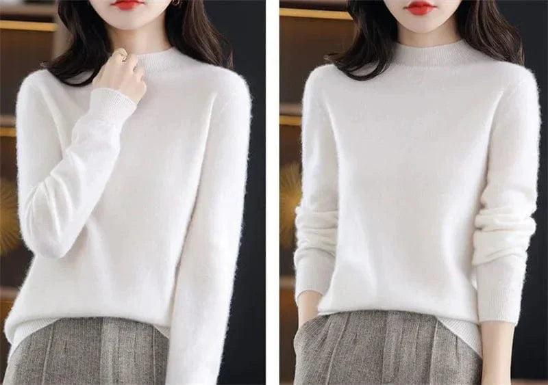 JO | Soft knitted sweater with turtleneck